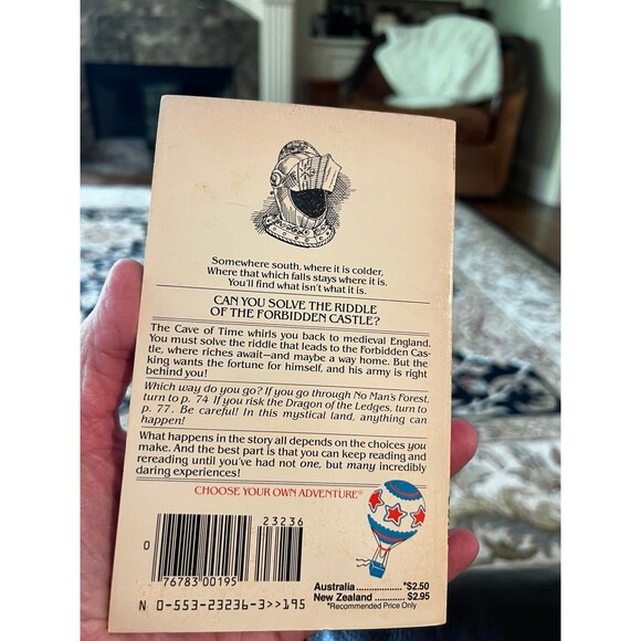 The Forbidden Castle CYOA choose your own adventure vintage paperback - Picture 2 of 4